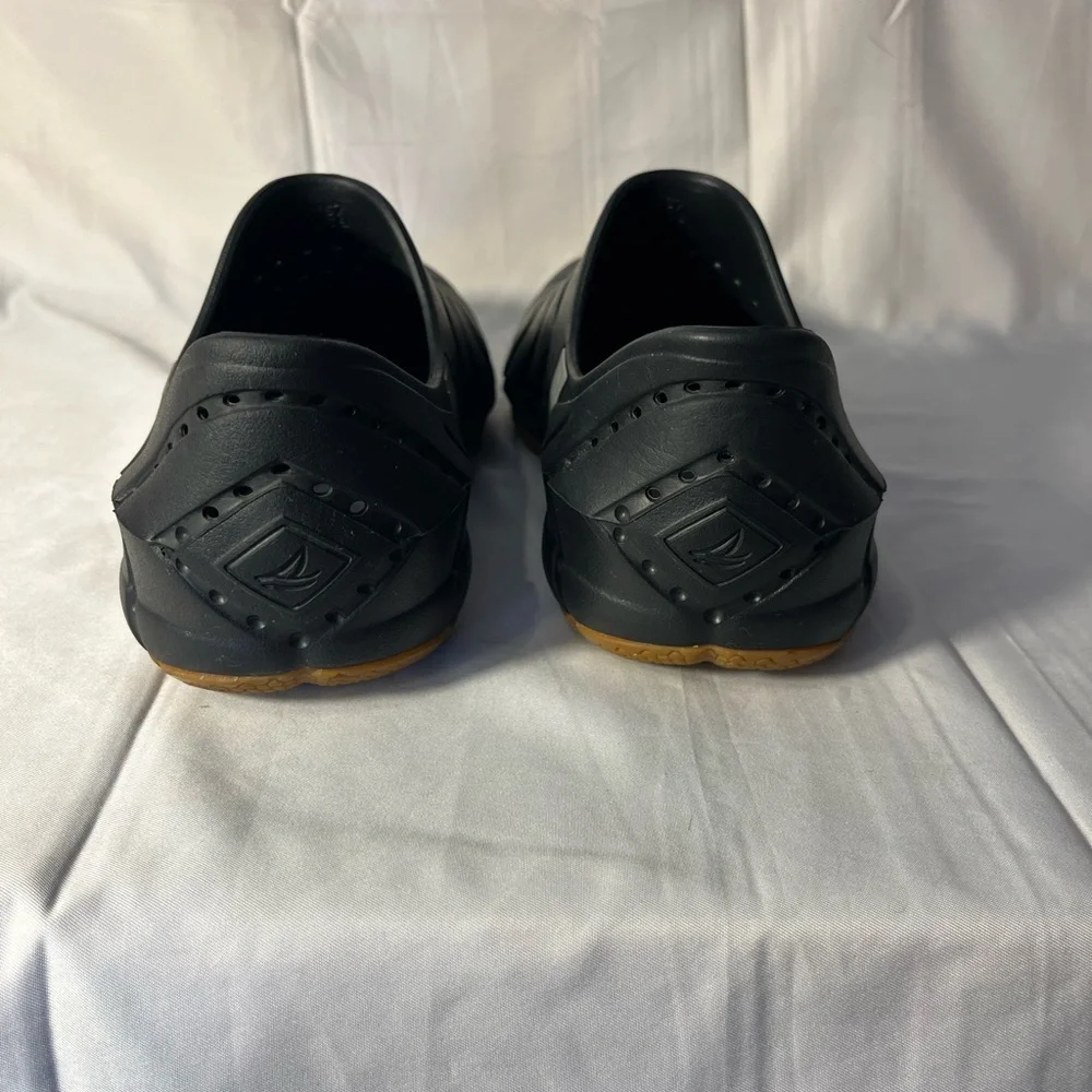 Sperry Top Sider Water Strider( beach ,pool) Black & Grey Slip On Shoe M 7 W 8